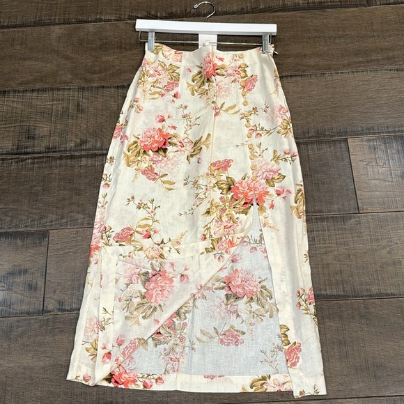 Mango Dresses & Skirts - NWT MANGO
Women's Slit Detail Linen Skirt SIZE 8